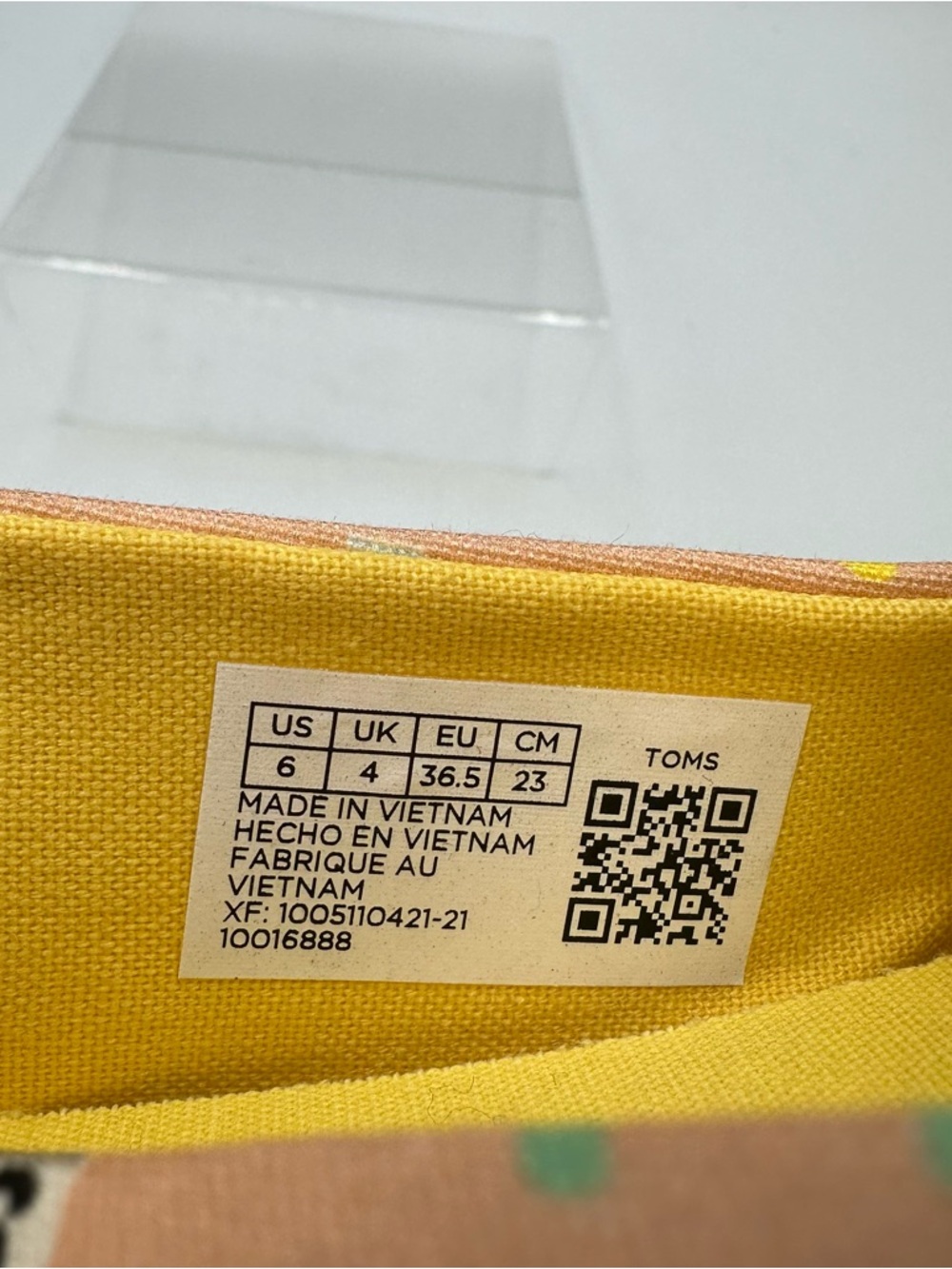 NEW Toms Route 66 Pink Slip on Printed Womens 6 Alpargata Ltwt Cloudbound Sole - Picture 6 of 12